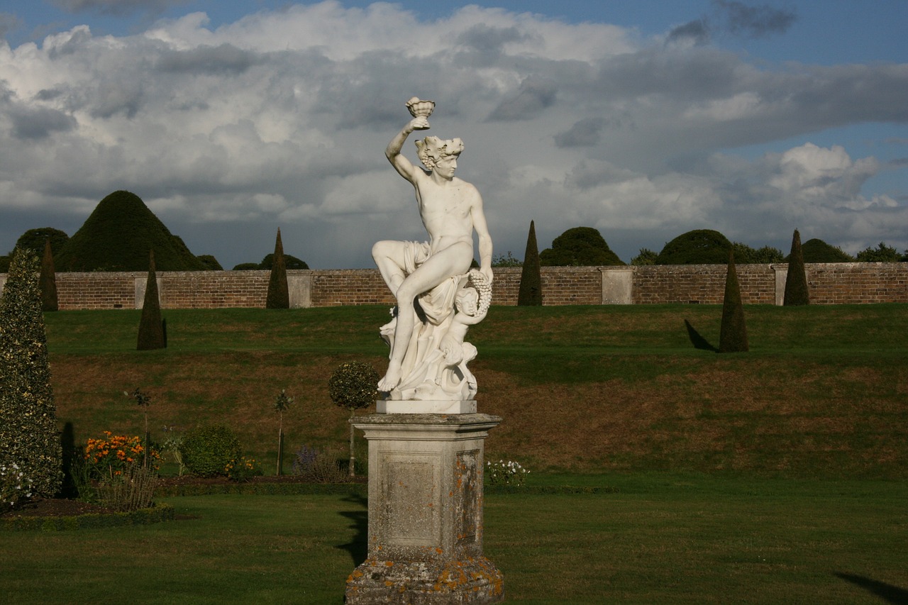Statula, Balta, Sodas, Grožis, Menas, Skulptūra, Hampton Court, Sodai, Anglija, Nemokamos Nuotraukos