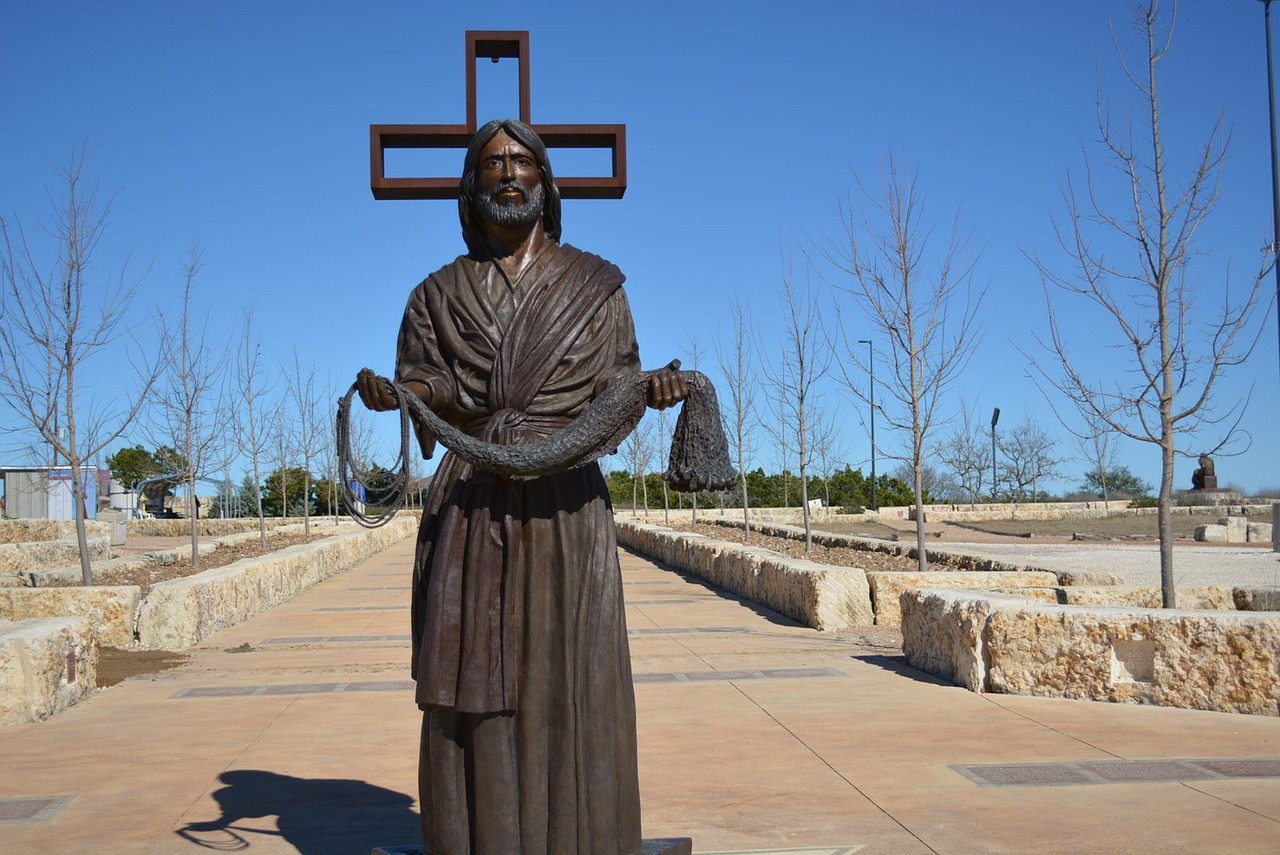 Statula, Prie Kryžiaus, Kerrville Texas, Nemokamos Nuotraukos,  Nemokama Licenzija