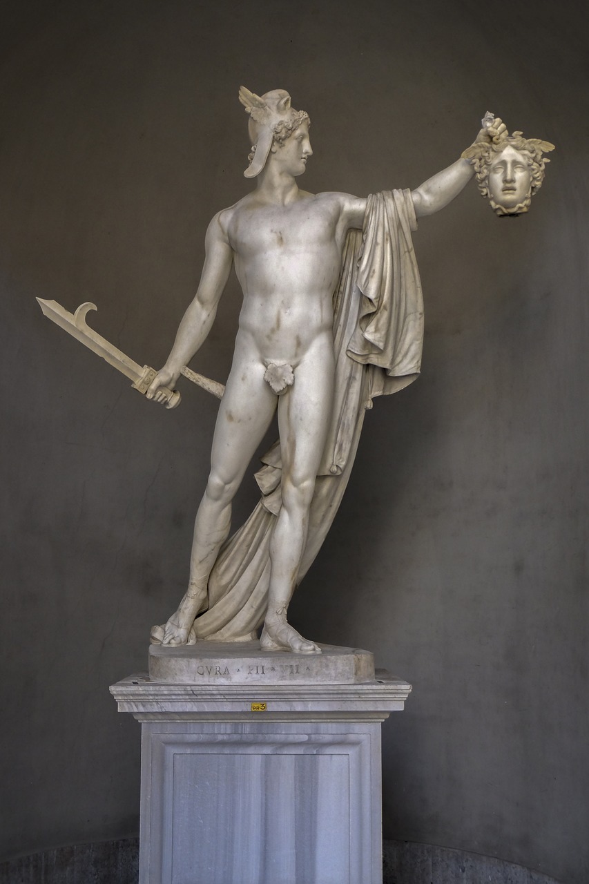 Statula, Marmuras, Roma, Statulos, Skulptūra, Vatikano Muziejus, Muziejus, Italy, Mitologija, Menas