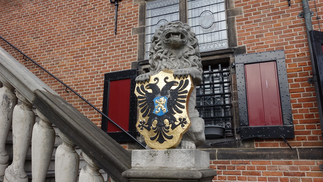 Statula, Liūtas, Herbas, Nijmegenas, Nemokamos Nuotraukos,  Nemokama Licenzija