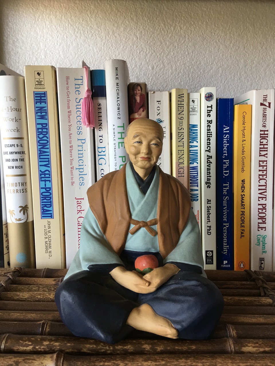 Statula, Asian Vyras, Meditacinė Kelia, Meditacija, Ant Knygų Lentynos, Nemokamos Nuotraukos,  Nemokama Licenzija