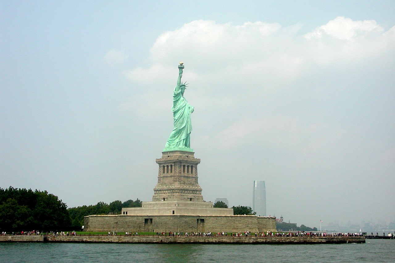 Statula, Laisvės Statula, Laisvė, Usa, Paminklas, Amerikietis, Miestas, Naujas, York, Nepriklausomumas
