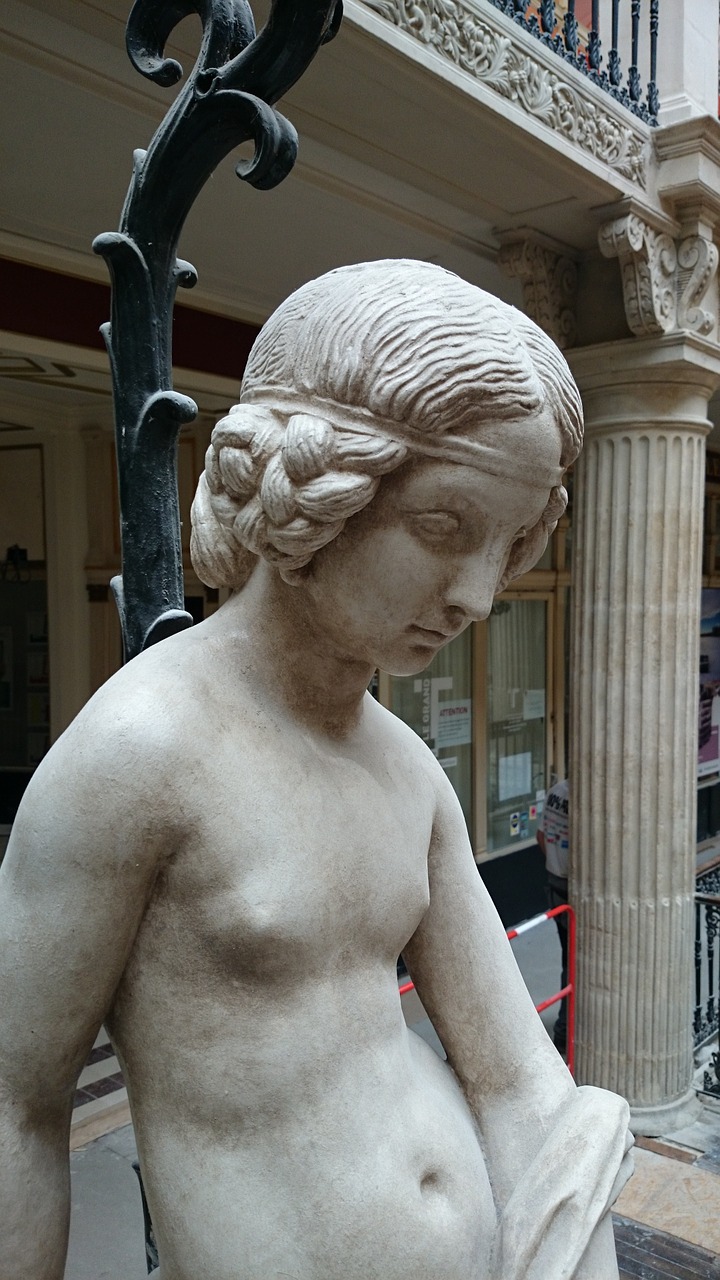Statula, Nantes, France, Mergaitė, Balta, Skulptūra, Nemokamos Nuotraukos,  Nemokama Licenzija