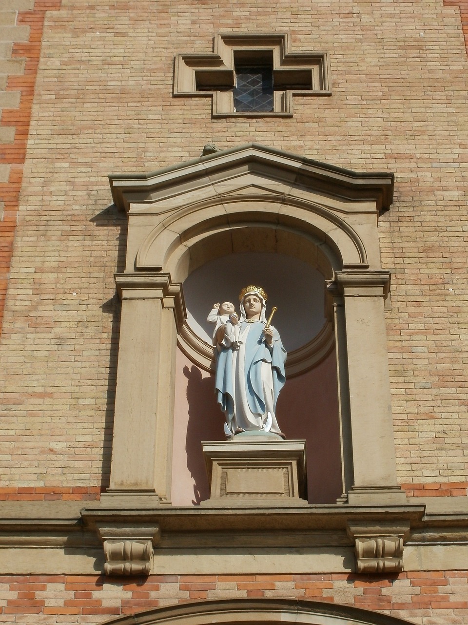 Statula, Madonna, Vaikas, St Laurentius, Reinhauzenas, Skulptūra, Religinis, Mary, Krikščionybė, Šventas