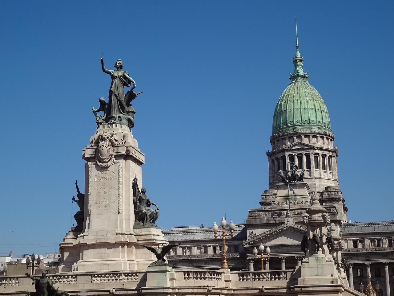 Statula, Kupolas, Buenos Airės, Nemokamos Nuotraukos,  Nemokama Licenzija