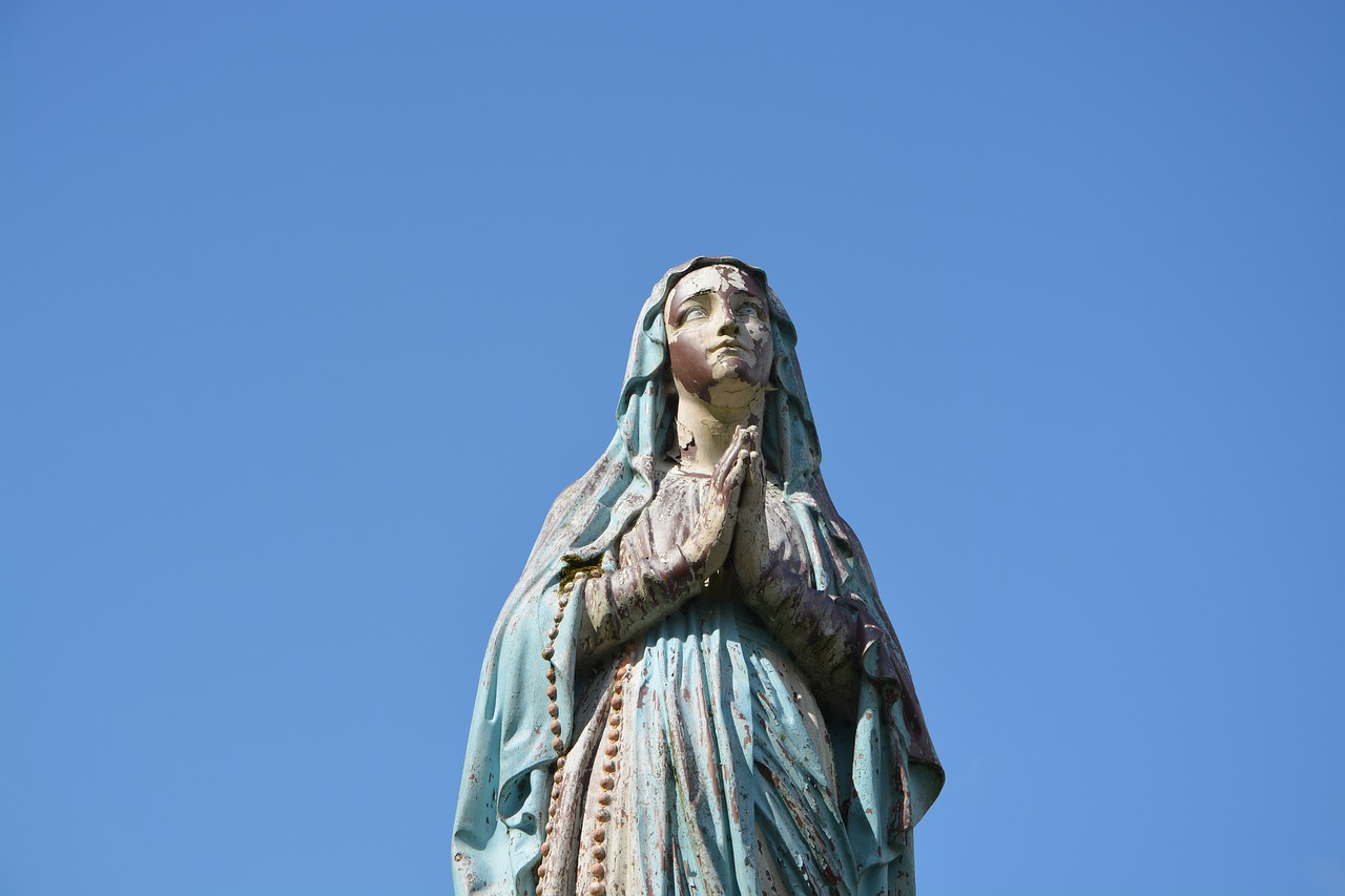 Statula Šventa Pirmoji, Mary, Religinis Asmuo, Turizmo Miestas, Tinteniac Belief, Nemokamos Nuotraukos,  Nemokama Licenzija