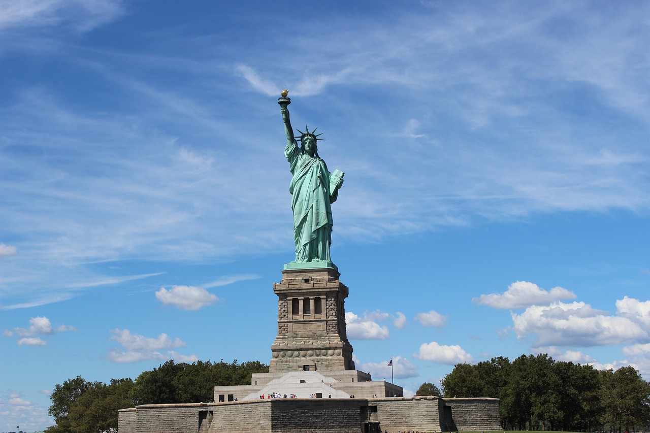 Laisvės Statula, Niujorkas, Usa, Ponia Laisvė, Orientyras, Nemokamos Nuotraukos,  Nemokama Licenzija
