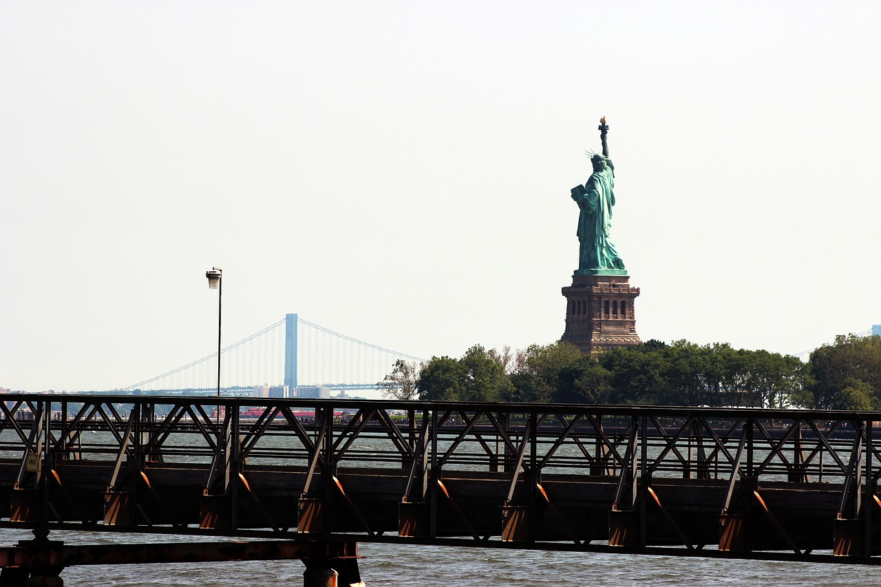 Laisvės Statula, Niujorkas, Nyc, Laisvė, Paminklas, Ponia Laisvė, Istorija, Sala, Amerikietis, Nepriklausomumas