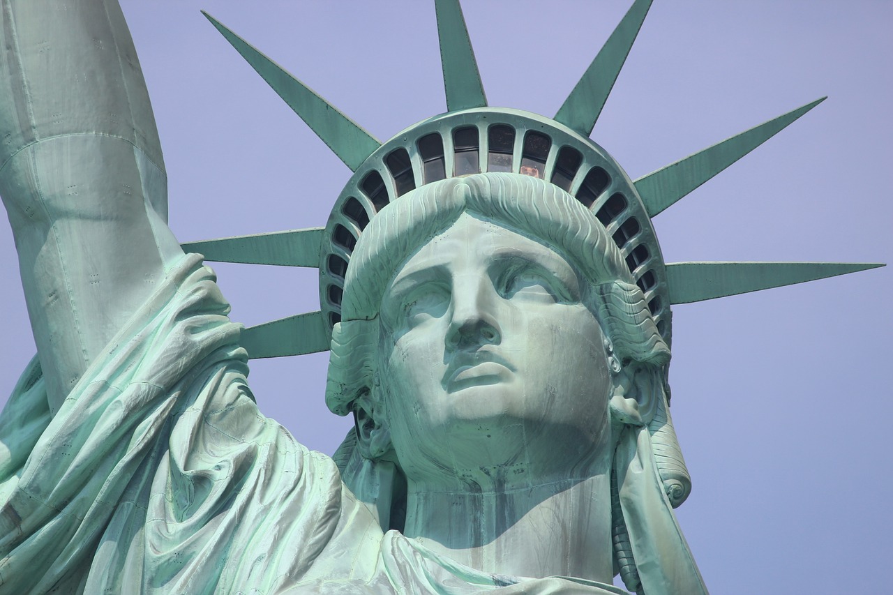 Laisvės Statula, Nyc, Niujorkas, Amerikietis, Usa, Paminklas, Kelionė, Manhatanas, Laisvė, Architektūra