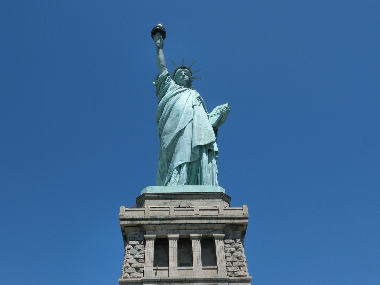 Laisvės Statula, Usa, Niujorkas, Laisvė, Amerikietis, Jungtinės Valstijos, Nyc, Liber, Ponia Laisvė, Nemokamos Nuotraukos