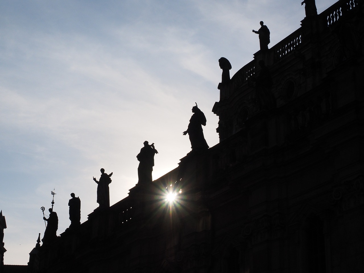 Statulos, Hofkirche, Drezdenas, Katholische Hofkirche Dresden, Varpinė, Istoriškai, Architektūra, Senamiestis, Pastatas, Bažnyčia