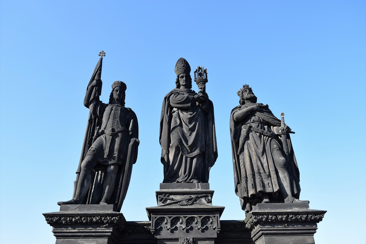 Statulas,  Karalius,  Knight,  Kariai,  Vyskupas,  Paminklas,  Skulptūra,  Istorinis,  Praha,  Charles
