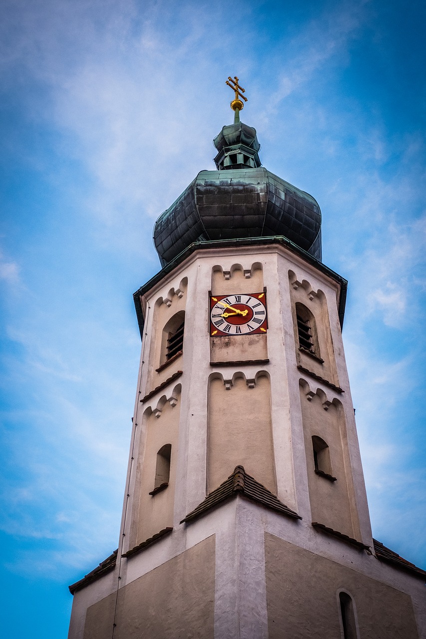 Smaigalys,  Bažnyčia,  Bažnyčia Laikrodis,  Svogūnai Kupolo,  Katalikų,  Laikrodzio Bokstas,  Lupburg,  Viršutinė Palatinate,  Bavarija,  Laikas