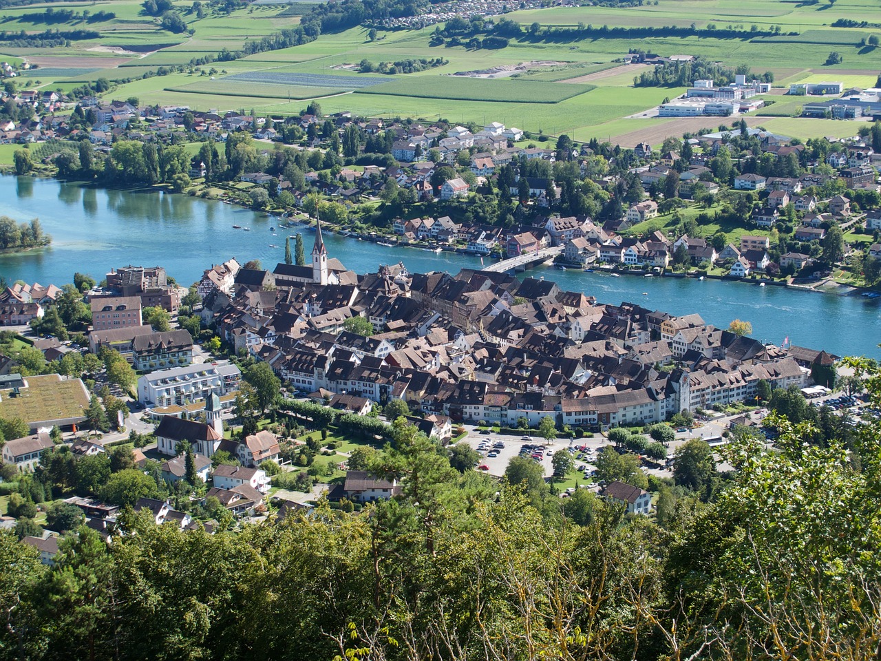 Stein Am Rhein, Senamiestis, Šveicarija, Stogai, Rinas, Namai, Miestas, Nemokamos Nuotraukos,  Nemokama Licenzija