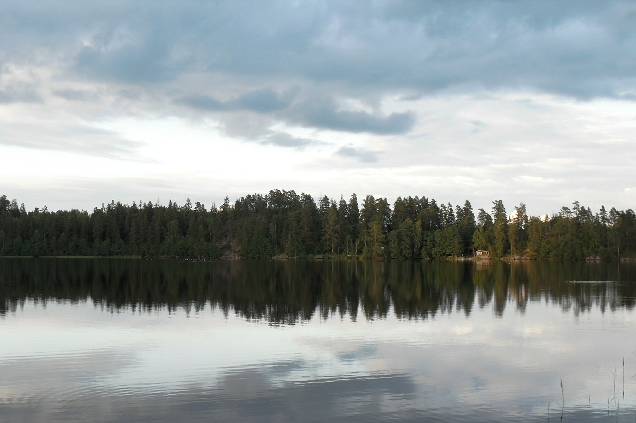 Stensjö, Švedija, Ežeras, Miškas, Vanduo, Nemokamos Nuotraukos,  Nemokama Licenzija