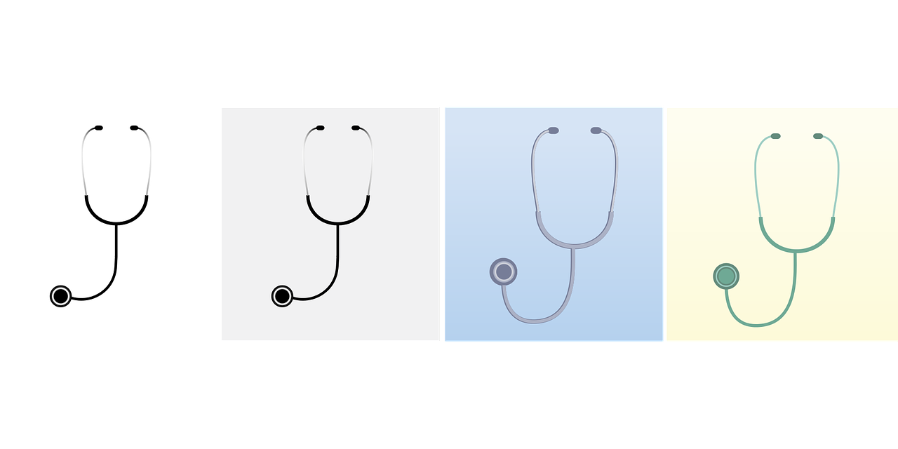 Stetoskopas, Medicinos, Medicina, Sveikatos Apsauga, Klinika, Gydytojas, Įranga, Sveikata, Gydytojas, Nemokama Vektorinė Grafika
