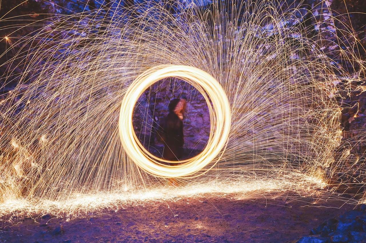 Vis Dar, Fejerverkai, Šviesa, Rodyti, Liepsnos, Lėtas, Užraktas, Poveikis, Lemputė, Fotografija