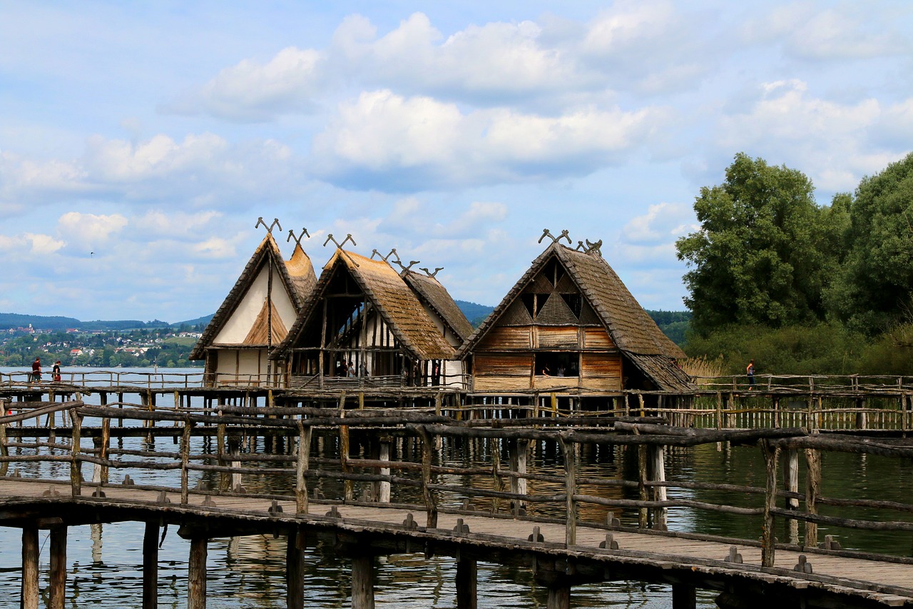 Nameliai, Unteruhldingen, Ežero Konstanta, Kriaušių Gyvenamasis Muziejus, Nemokamos Nuotraukos,  Nemokama Licenzija