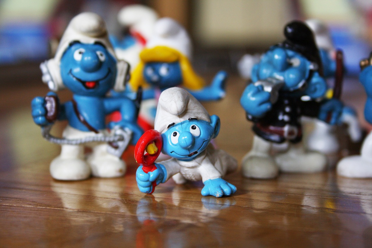 Smirdėja, Žaidimas, Kūdikis Smurf, Naujagimis, Nemokamos Nuotraukos,  Nemokama Licenzija