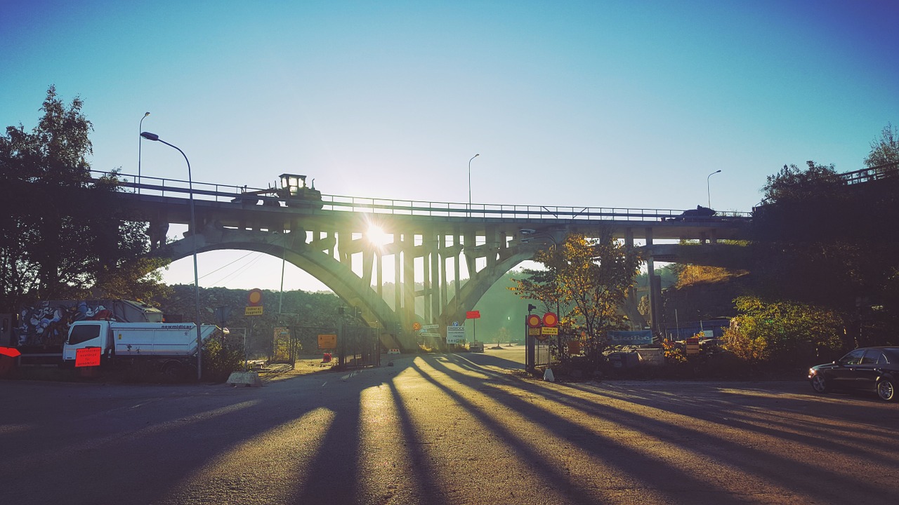 Stockholm, Švedija, Bro, Medis, Ruduo, Gražiai, Atmosfera, Statyba, Saulės Energija, Himmel