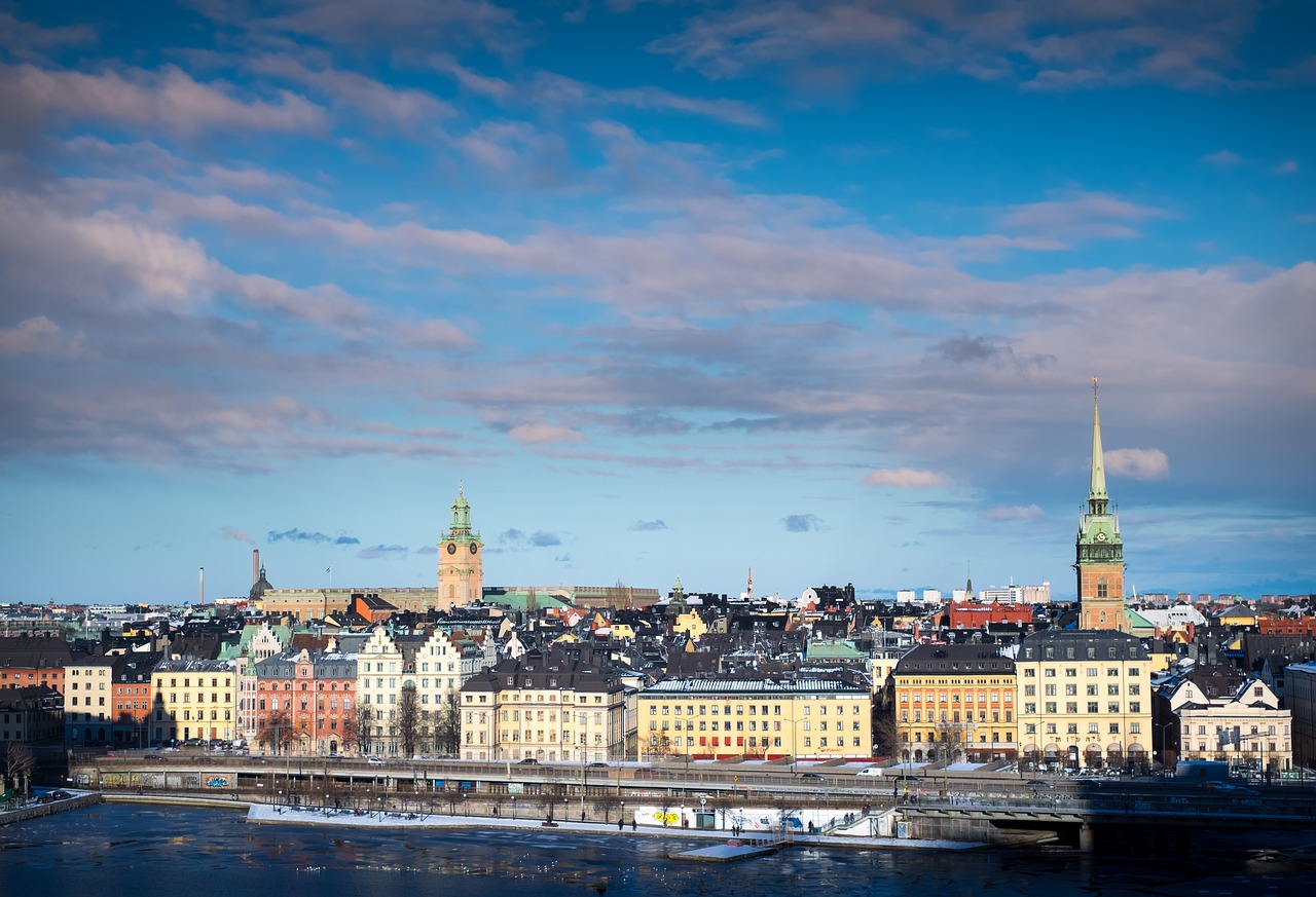 Stockholm, Švedija, Šiaurė, Skandinavija, Vanduo, Peržiūros, Namas, Miesto Rotušė, Žiema, Nemokamos Nuotraukos