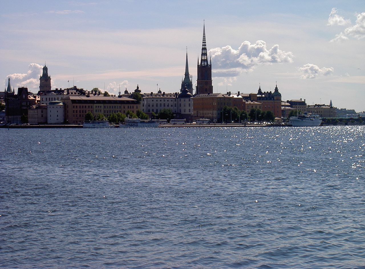 Stockholm, Miestas, Pritraukimas, Kelionė, Istoriškai, Lankytinos Vietos, Kelionė, Miestai, Turistai, Vanduo