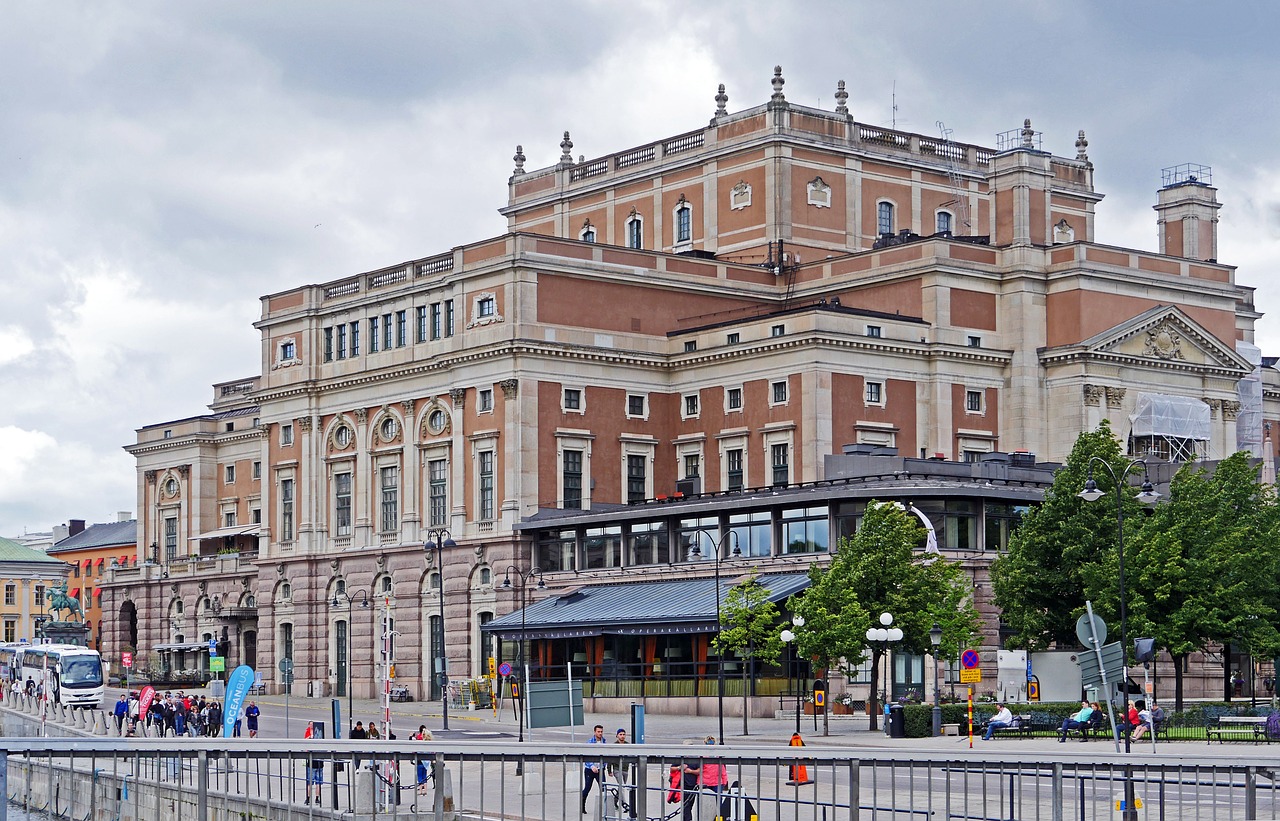Stockholm, Karališkoji Švedijos Opera, Operos Teatras, Centras, Centro, Kapitalas, Švedija, Lankytinos Vietos, Turizmas, Skandinavija