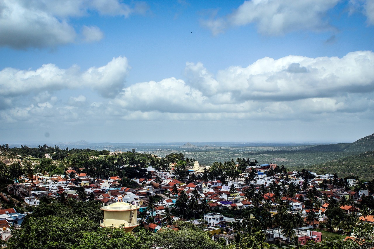 Akmuo, Rieduliai, Rokas, Gamta, Bangalore, Indija, Kalnas, Kraštovaizdis, Istorinis, Peizažas