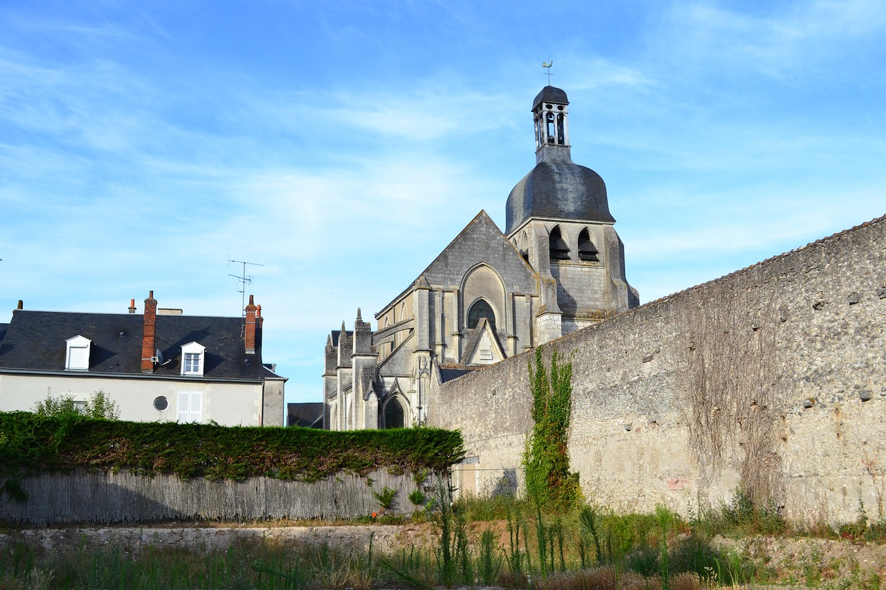 Akmeninė Siena,  Bažnyčia,  Blois,  France, Nemokamos Nuotraukos,  Nemokama Licenzija