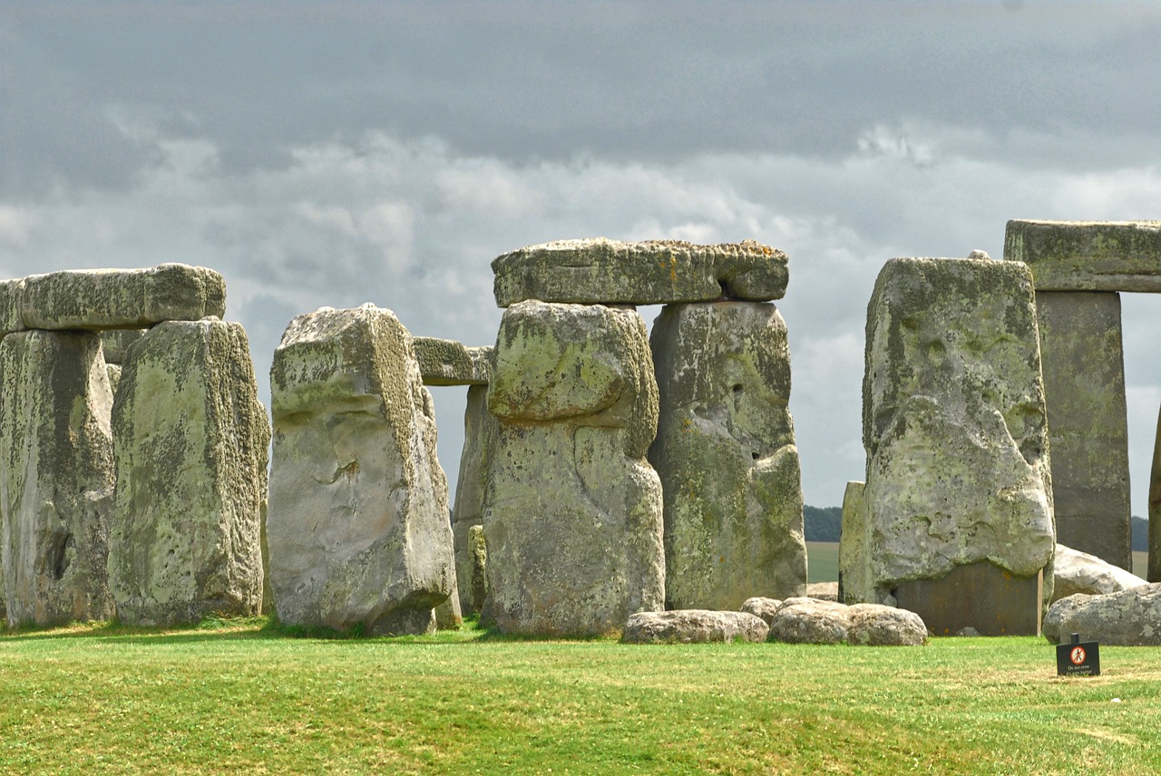 Stonehenge, Megalitas, Senovės, Priešistorė, Unesco, Britanija, Turizmas, Paveldas, Istorinis, Nemokamos Nuotraukos