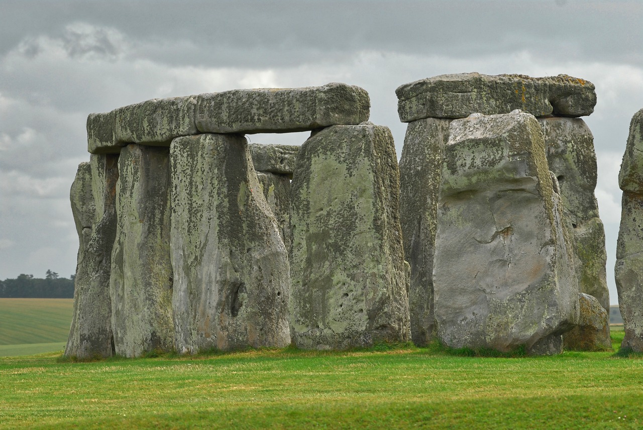 Stonehenge, Megalitas, Senovės, Priešistorė, Unesco, Britanija, Turizmas, Paveldas, Istorinis, Nemokamos Nuotraukos