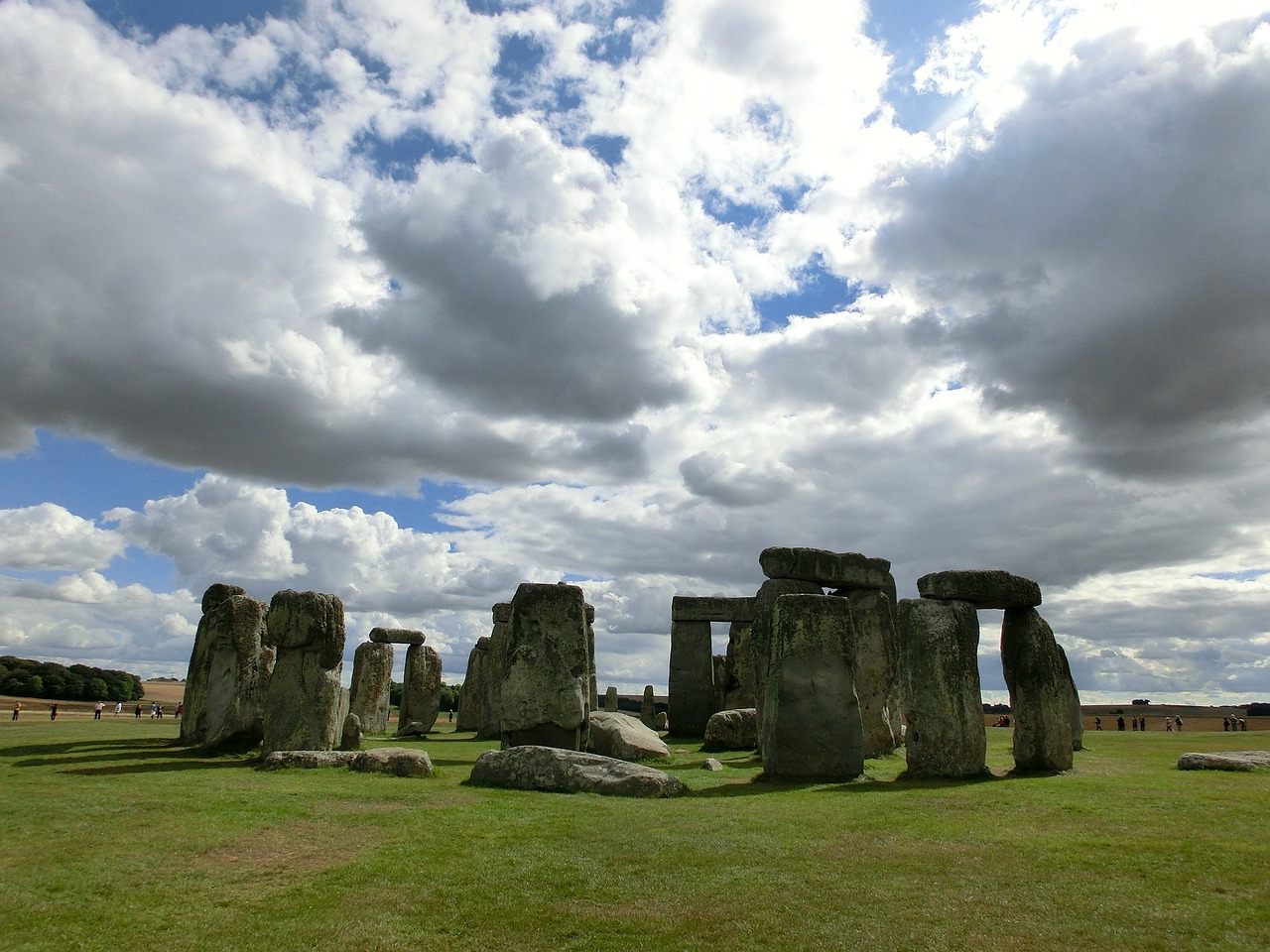 Stonehenge, Anglija, Jungtinė Karalystė, Garbinimo Vieta, Pastatas, Megaliths, Dangus, Debesys, Nemokamos Nuotraukos,  Nemokama Licenzija
