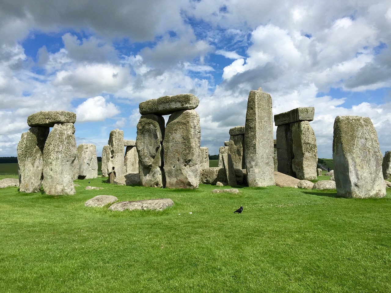Stonehenge, Paminklas, Mistinis, Kraštovaizdis, Istoriškai, Gamta, Akmenys, Debesys, Anglija, Jungtinė Karalystė