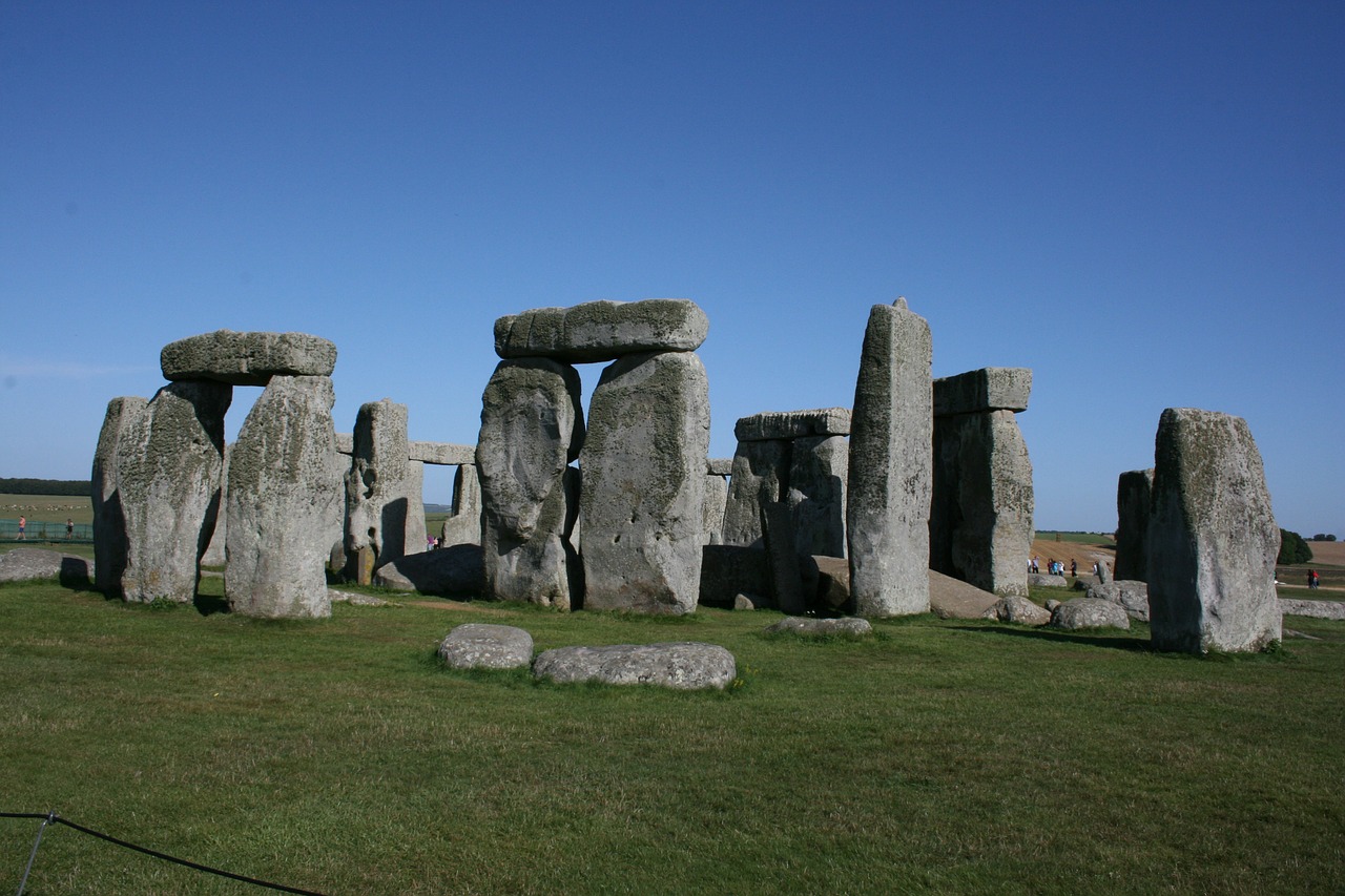Stonehenge, Anglija, Mėlynas Dangus, Akmuo, Nemokamos Nuotraukos,  Nemokama Licenzija