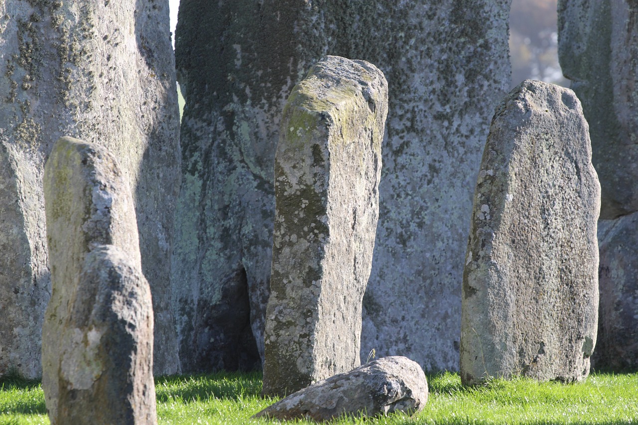 Stonehenge, Anglija, Tu, Senovės, Orientyras, Uk, Britanija, Akmuo, Senas, Dangus