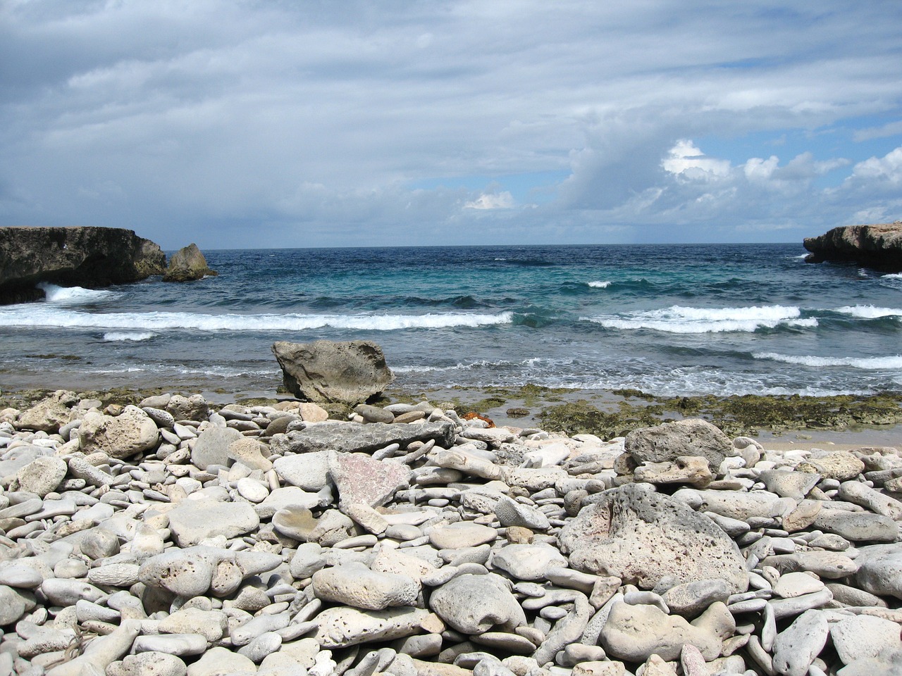 Akmenys,  Jūra,  Debesys,  Aruba, Nemokamos Nuotraukos,  Nemokama Licenzija