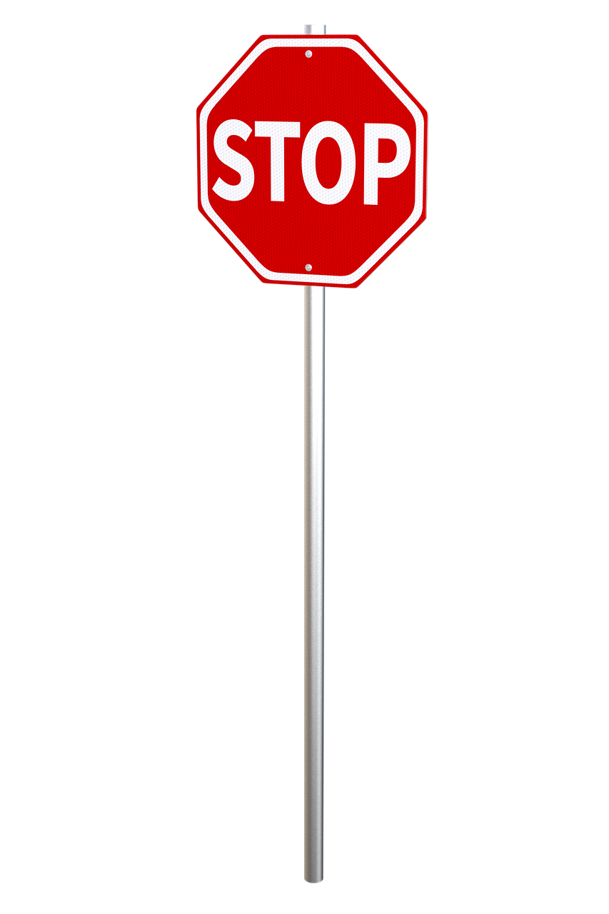 Stop Ženklas, Sustabdyti, Eismo Valdymas, Sustabdyti, Ženklas, Raudona, Kelias, Įspėjimas, Kelio Ženklas, Eismas