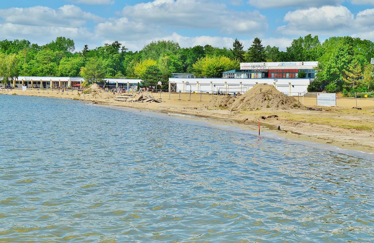 Strandbad, Müggelsee, Berlynas, Vasara, 2015 M., Restauravimas, Prieiga Prie Vandens, Užrakintas, Nemokamos Nuotraukos,  Nemokama Licenzija