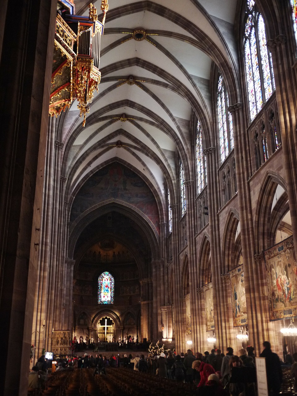 Strasbourg, France, Katedra, Architektūra, Pastatas, Orientyras, Miestas, Istorinis, Architektūros Dizainas, Struktūra