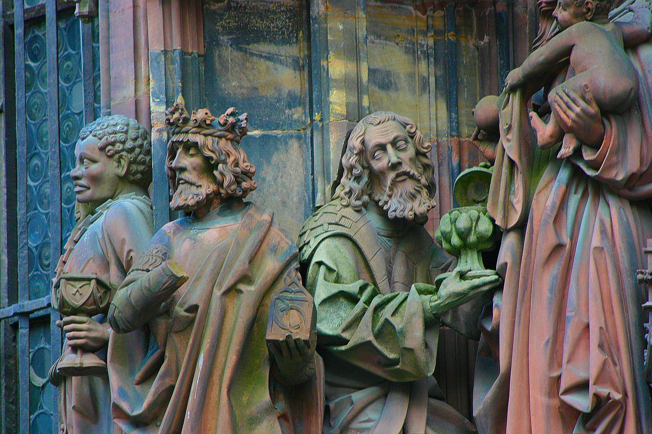 Strasbourg, Katedra, Notre Dame, Liebfrauenmünster, Skulptūros, Bažnyčia, France, Nemokamos Nuotraukos,  Nemokama Licenzija