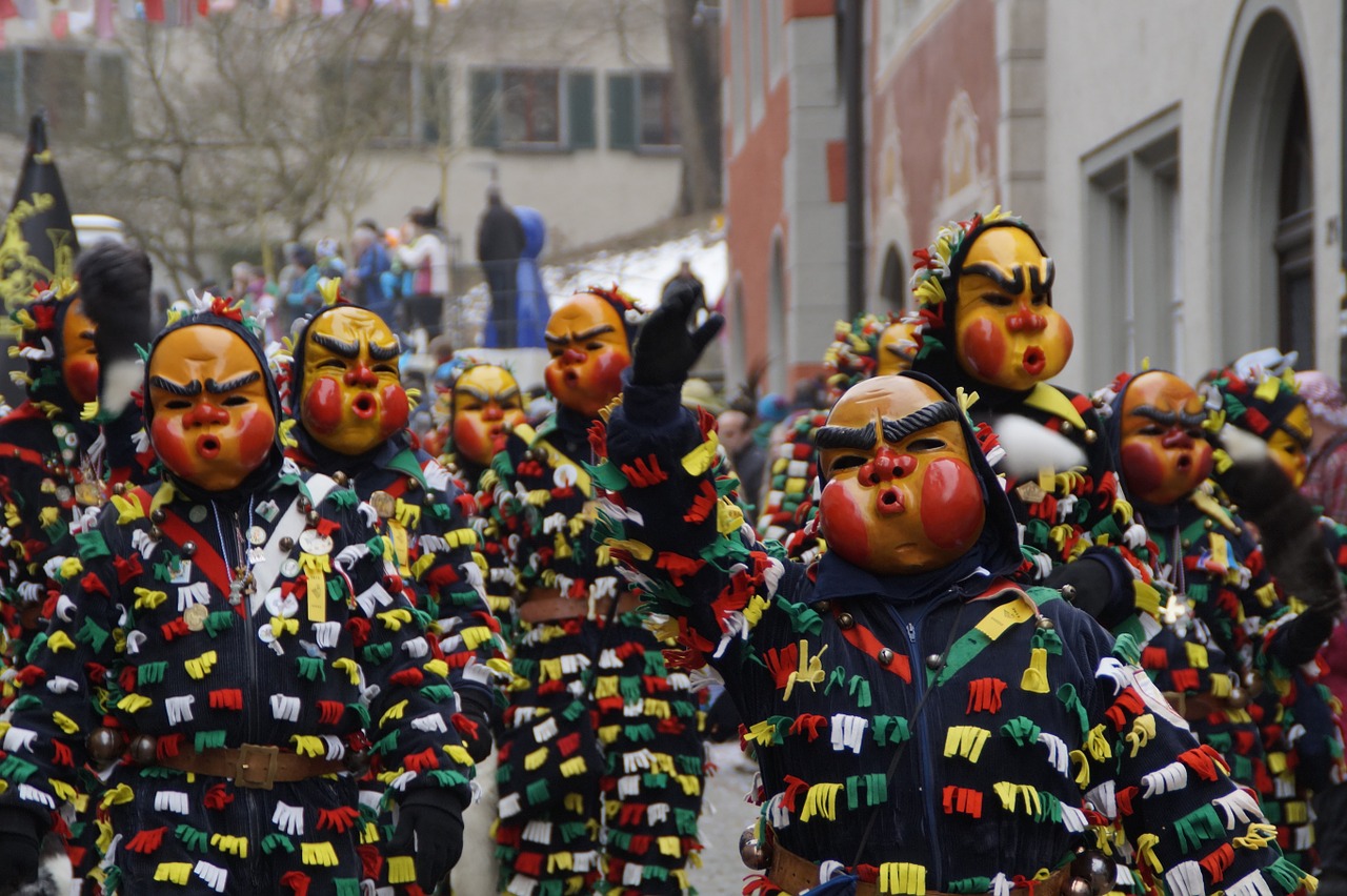 Strassenfasnet, Kvailys Šokti, Švabijos Alemannic, Fasnetas, Judėti, Haes, Karnavalas, Kaukes, Maskaradas, Kostiumas