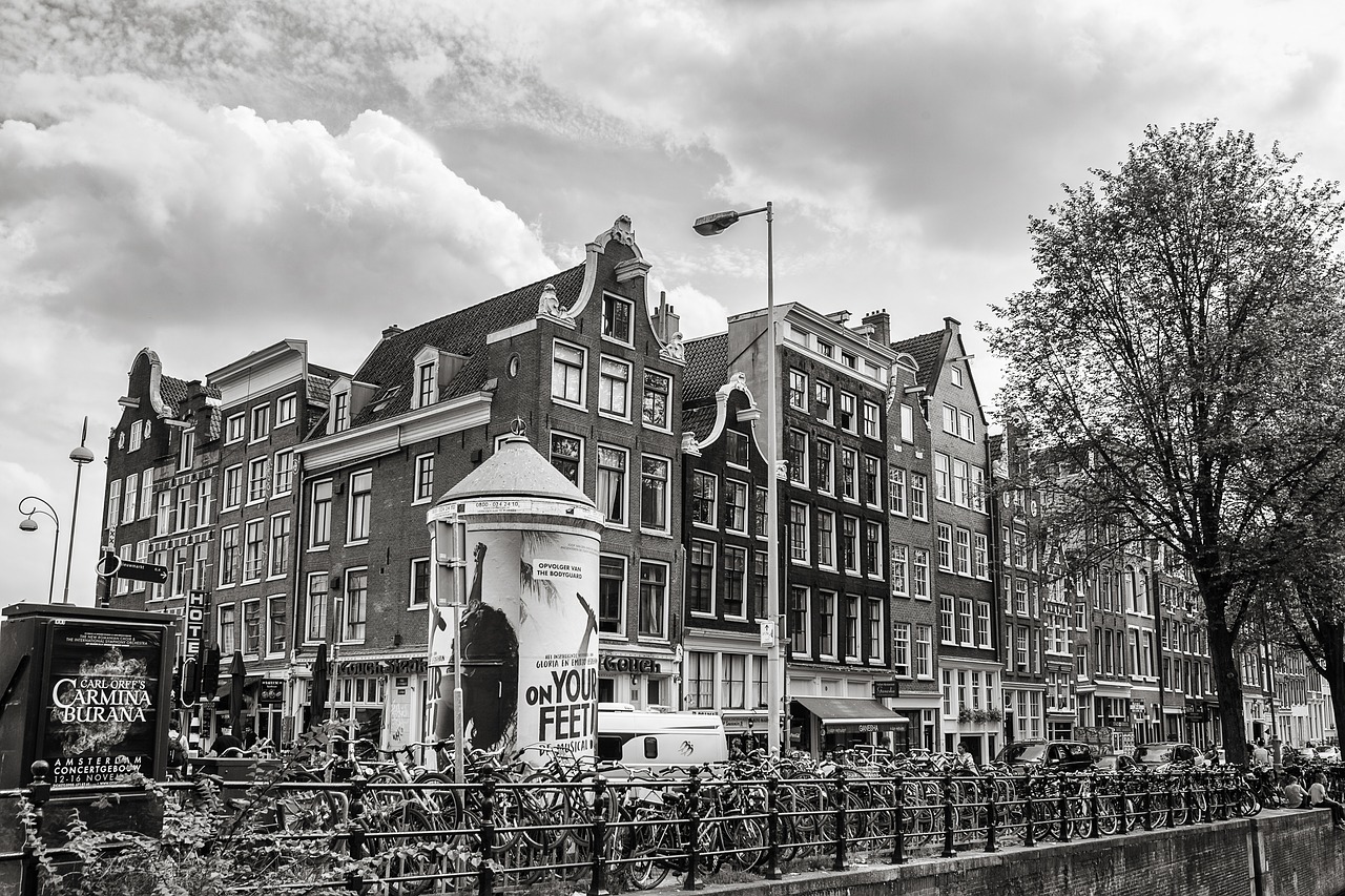 Gatvė,  Architektūra,  Metai,  Vienspalvis,  Horizontali Plokštuma,  Amsterdamas, Nemokamos Nuotraukos,  Nemokama Licenzija