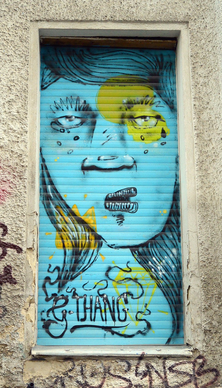 Gatvės Menas, Grafiti, Sienų Tapyba, Miesto Menas, Alternatyva, Purkštuvas, Berlynas, Kreuzberg, Žaliuzių, Žaliuzės