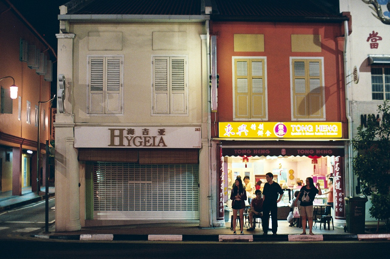 Gatvės Gyvenimas, Žmonės, Singapūras, Naktis, Gatvė, Miestas, Nemokamos Nuotraukos,  Nemokama Licenzija