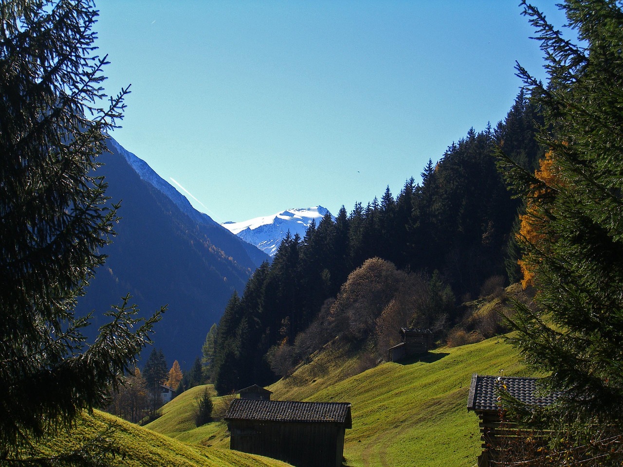 Stubai, Alpių, Kalnai, Panorama, Austria, Nemokamos Nuotraukos,  Nemokama Licenzija