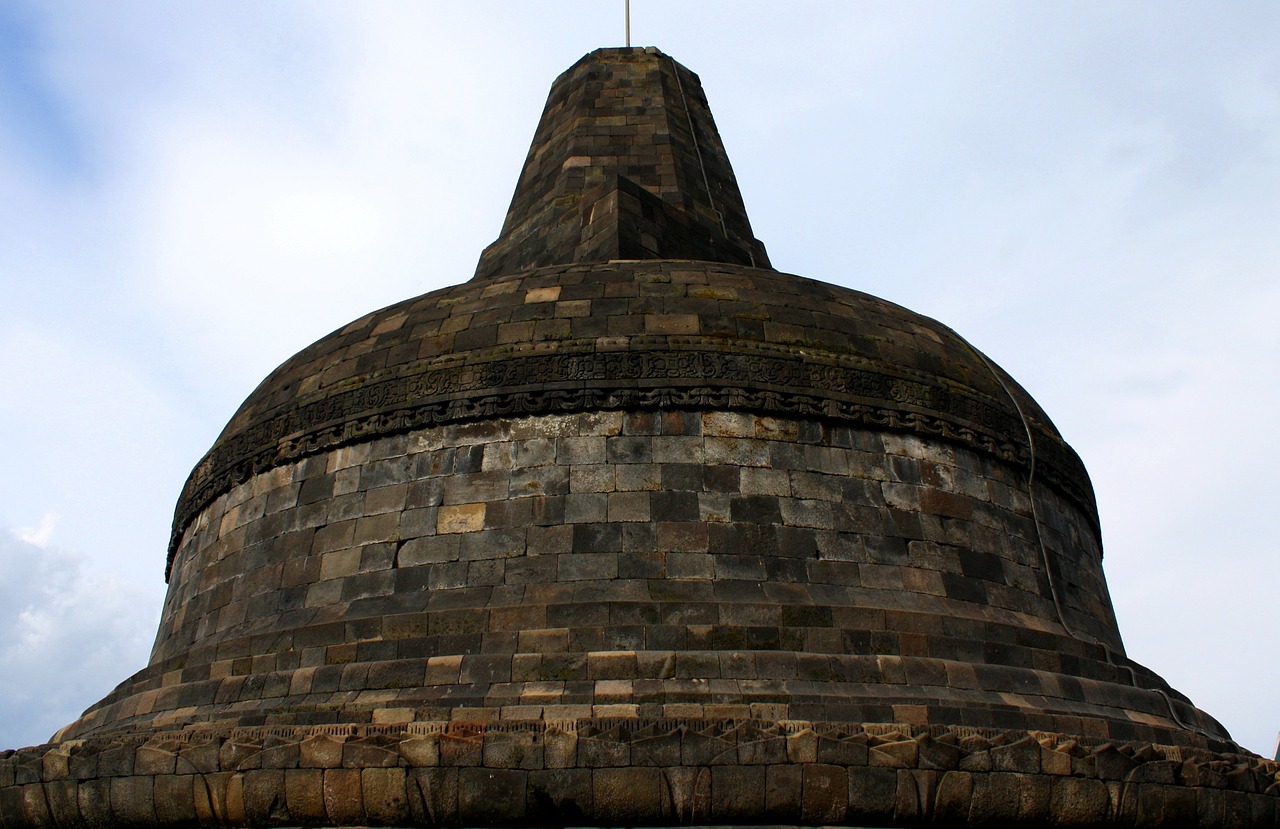 Stupa, Candi Brobudur, Magelang, Java, Indonezija, Budizmo Šventykla, Religija, Jawa Tengah, Istorinis, Orientyras