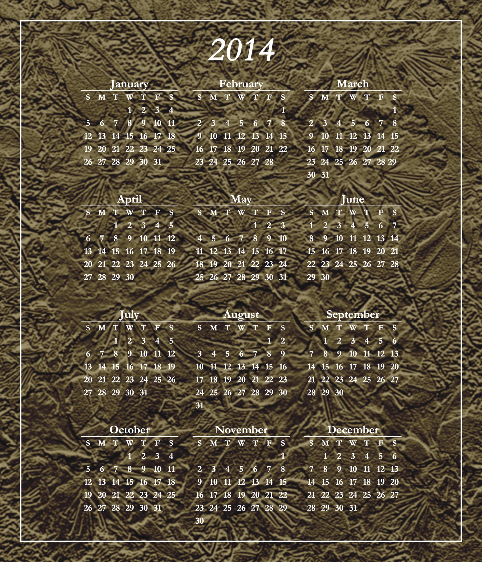 2014,  Kalendorius,  Planuotojas,  Metai,  Mėnuo,  Mėnesių,  Šablonas,  Stilizuotas,  Planą,  Planavimas