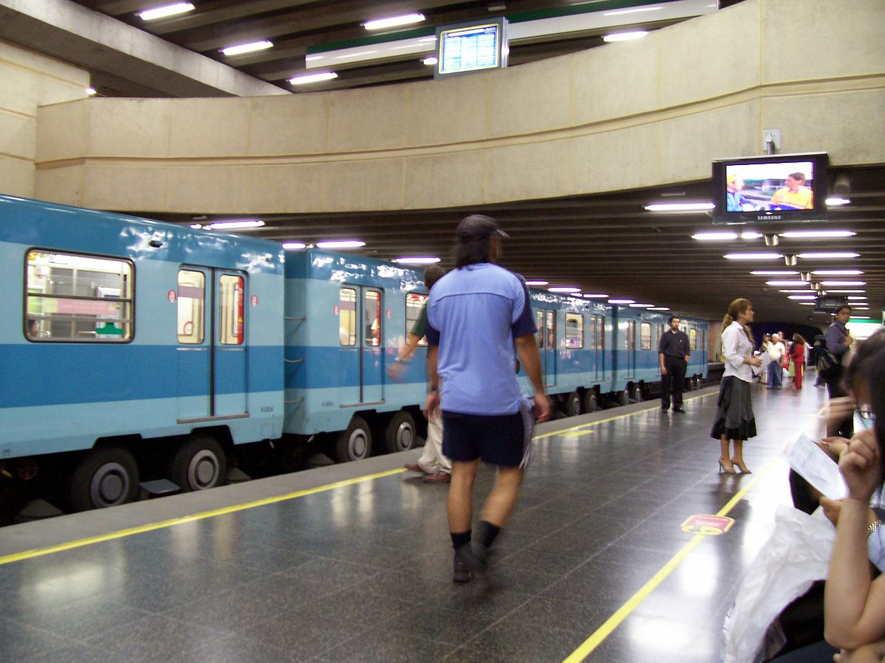 Metro, Metro, Gabenimas, Masinis Tranzitas, Stotis, Interjeras, Geležinkelis, Traukinių Stotis, Po Žeme, Santiago