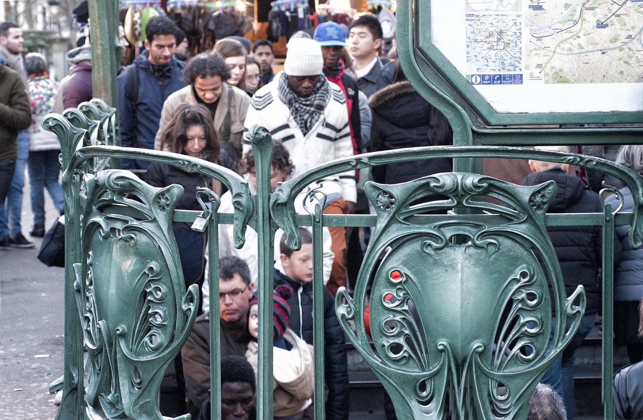 Metro, Gatvė, Paris, Art Deco, Miesto, Hector Guimard, Nemokamos Nuotraukos,  Nemokama Licenzija