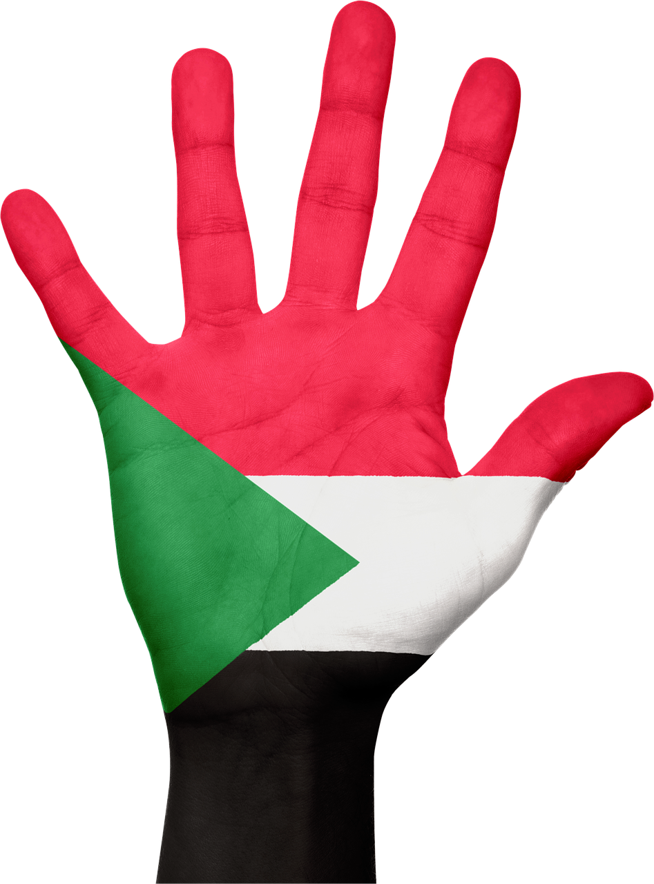 Sudanas, Vėliava, Ranka, Simbolis, Nacionalinis, Ženklas, Patriotinis, Patriotizmas, Afrika, Nemokamos Nuotraukos